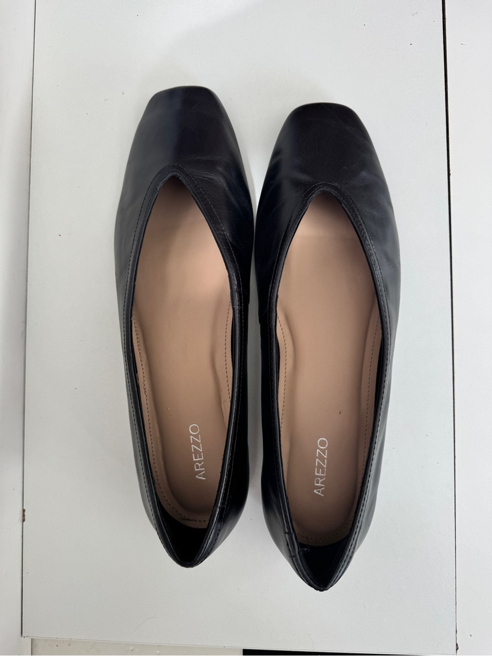 Minimalist Black Leather Women's Ballet Flats size 9 - Picture 5 of 5